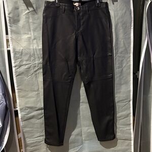 26c# Banana Republic Black Leather&Jean-Style Pants W Sz 8 NWOT FIRM PRICE $29**